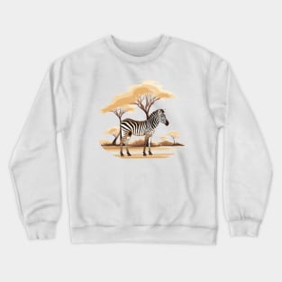 Zebra Lover Crewneck Sweatshirt